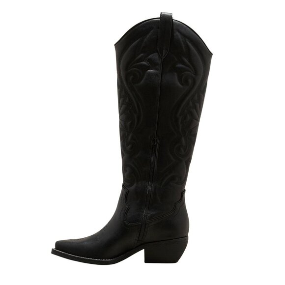 wild fable Womens Kenzi Western Boots with Memory Foam Insole Jet Black 6M - Picture 9 of 10